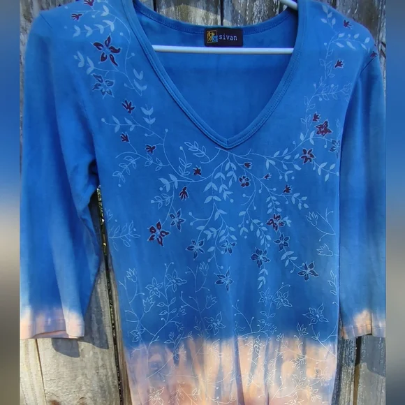 Sivan Women's Medium Floral Jersey - Picture 1 of 9